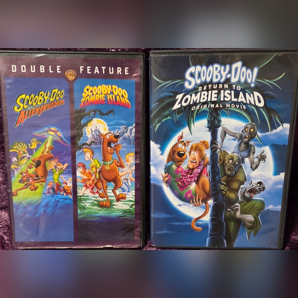 Scooby-Doo! Zombie Island/ Return to Zombie Island/ Alien Invaders (DVD) Bundle